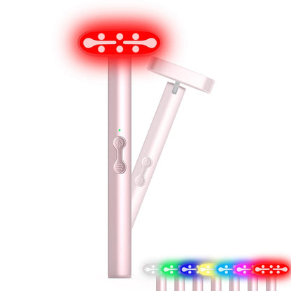 Red Light Therapy Wand for Face LED Facial Light Therapy for Skin Care at Home Blue Light Therapy Face Tool for Neck